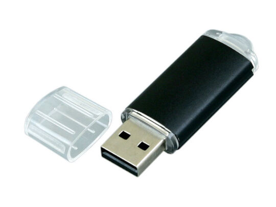 USB 3.0- флешка на 32 Гб с прозрачным колпачком, черный